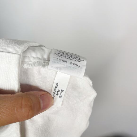 J Crew Crewcuts Girls 14 Set of 2 White Everyday Chino Shorts Cotton Adjustable - Picture 9 of 15